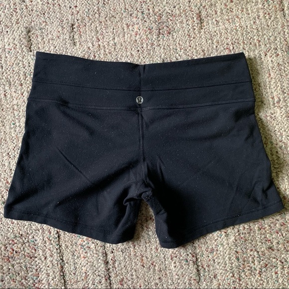lululemon athletica Pants - Lululemon stretch spandex shorts black 8